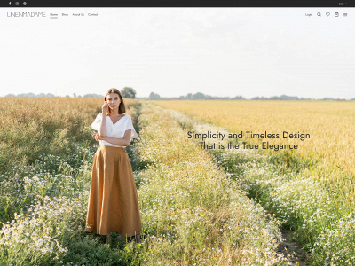 linenmadame.com snapshot