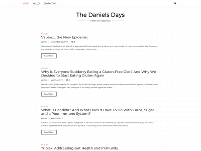 thedanielsdays.com snapshot