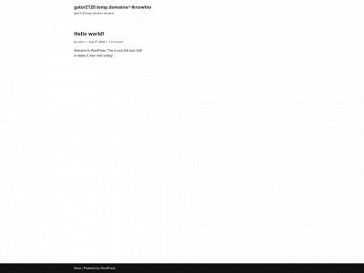 iknowbandohio.com snapshot