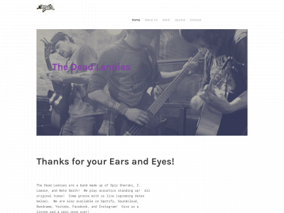 www.thedeadlennies.com snapshot
