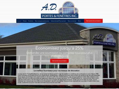 adportesfenetres.com snapshot