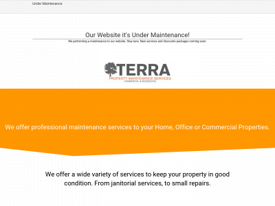 wemaintainproperties.com snapshot