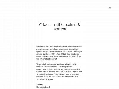 sandeholmochkarlsson.se snapshot
