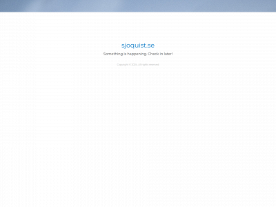 sjoquist.se snapshot