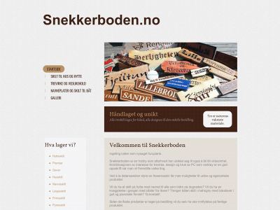 snekkerboden.no snapshot