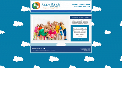 happyhandstherapy.org snapshot