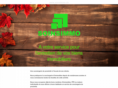 www.soinsimmo.ch snapshot