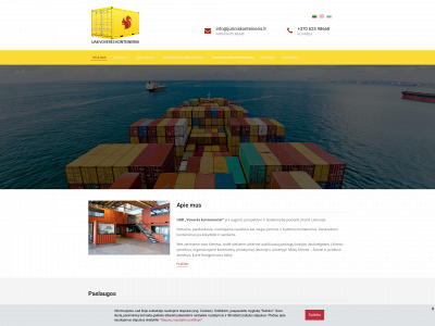 juriniskonteineris.lt snapshot
