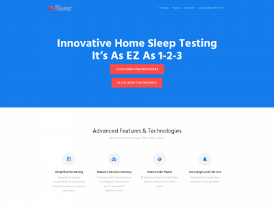 ezsleeptest.com snapshot