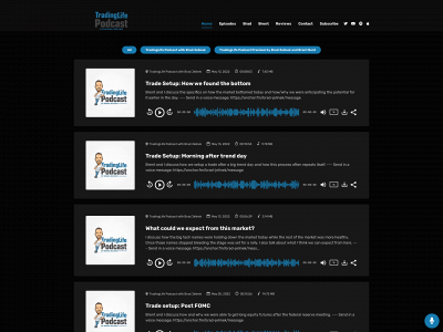 tradinglifepodcast.com snapshot