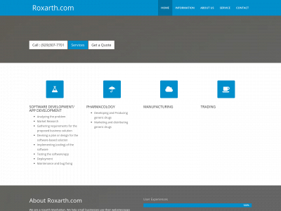 roxarth.com snapshot