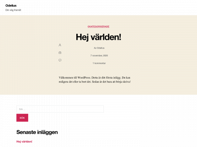 odelius.org snapshot