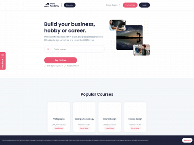 shawacademy.com snapshot