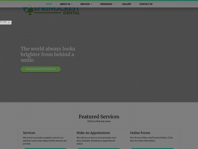 springcrestdental.com snapshot