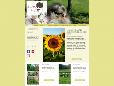 legacyfarmsburton.com snapshot