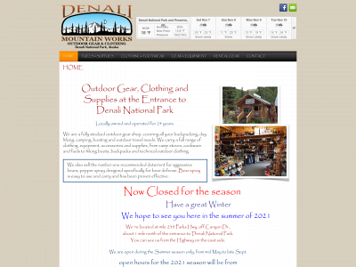 denalimountainworks.com snapshot