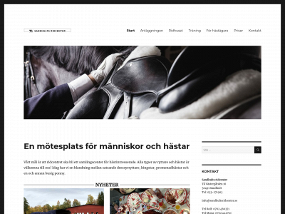 sandhultsridcenter.se snapshot