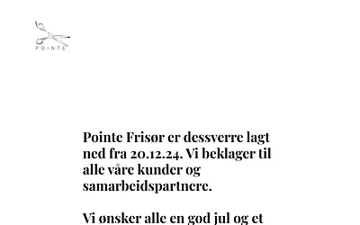 pointe.no snapshot