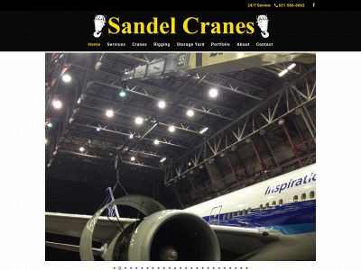 sandelcranes.com snapshot