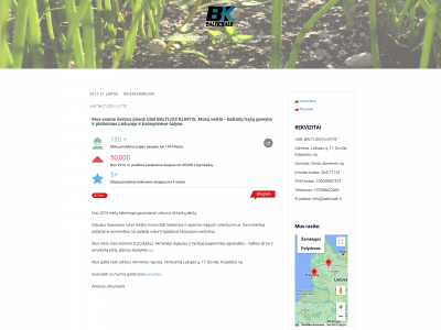 baltickalk.lt snapshot