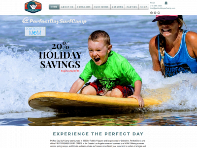 perfectdaysurfcamp.com snapshot