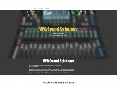 vpg-soundsolutions.be snapshot