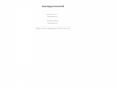 visbybyggokonsult.se snapshot