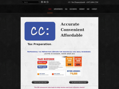 cctaxprep.com snapshot
