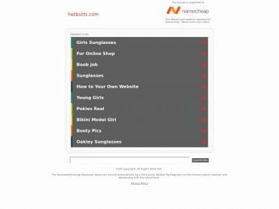 hutbutts.com snapshot
