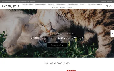 healthy-pets.be snapshot