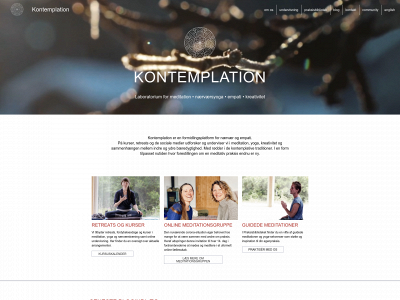 kontemplation.dk snapshot