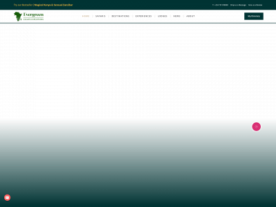 evergreen-escape.com snapshot