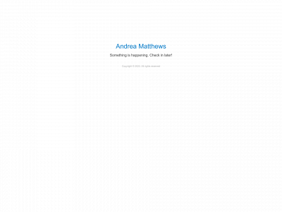 andreamatthews.de snapshot
