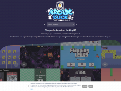arcadeduck.co.uk snapshot