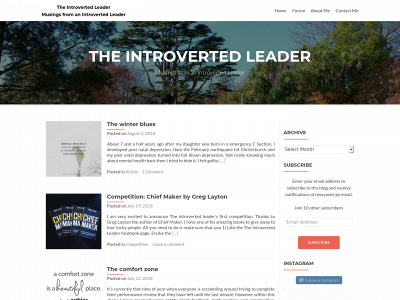 theintrovertedleader.co.nz snapshot