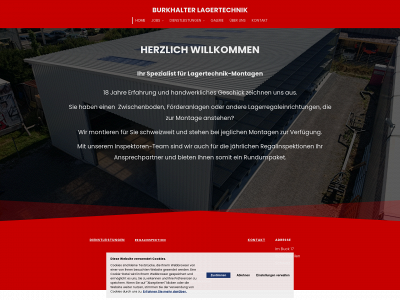 burkhalterlagertechnik.ch snapshot