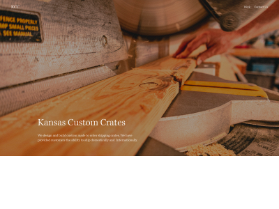 kansascustomcrates.com snapshot