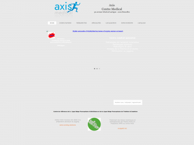 axismedical.be snapshot