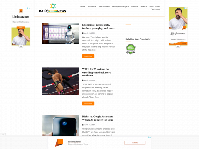 dailyhindnews.com snapshot