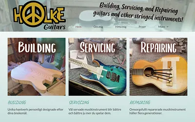 holkeguitars.com snapshot