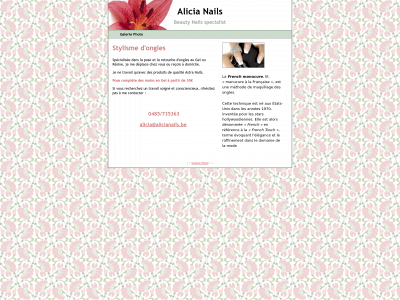 alicianails.be snapshot