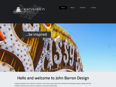 johnbarrondesign.com snapshot