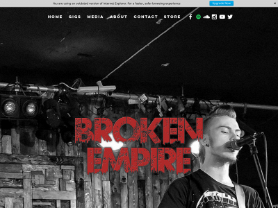 brokenempireband.co.uk snapshot