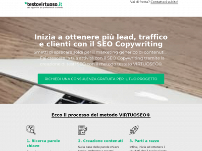 www.testovirtuoso.it snapshot