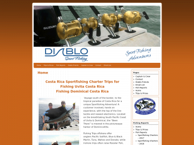 diablosportfishing.com snapshot