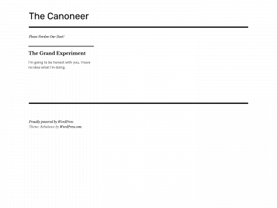 thecanoneer.com snapshot