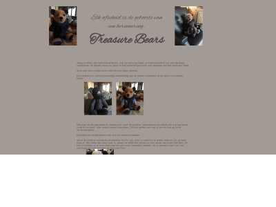 treasurebears.be snapshot