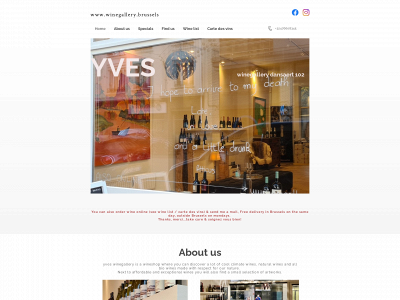 winegallery.brussels snapshot