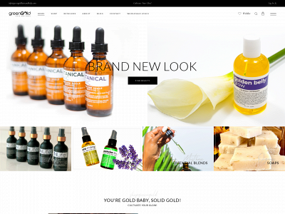 greengoldhairandbody.com snapshot