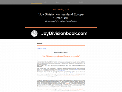 joydivisionbook.com snapshot